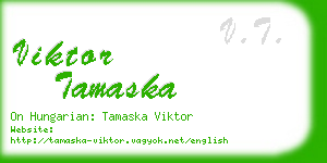 viktor tamaska business card